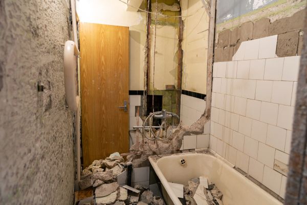 Shower Tile Demolition in Broomfield